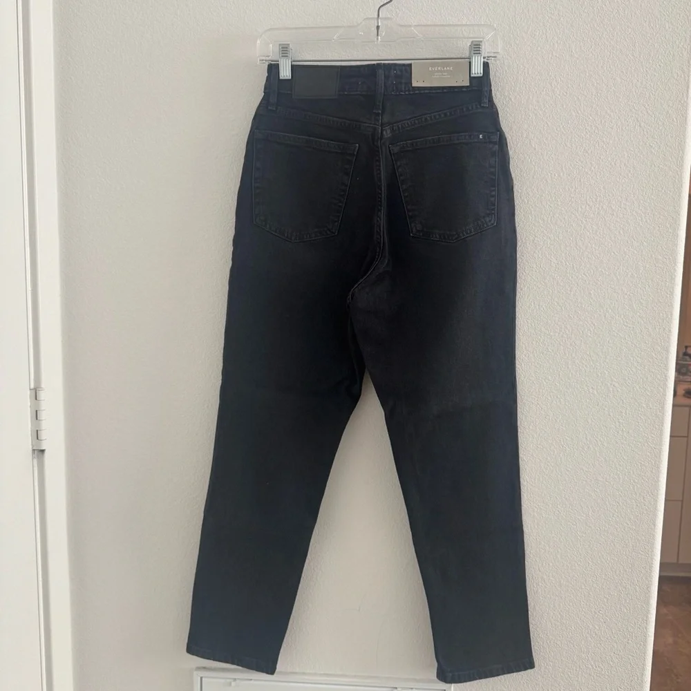 Everlane The 90's Curvy Cheeky Crop Jean in Washed Black Size: 26, NWT